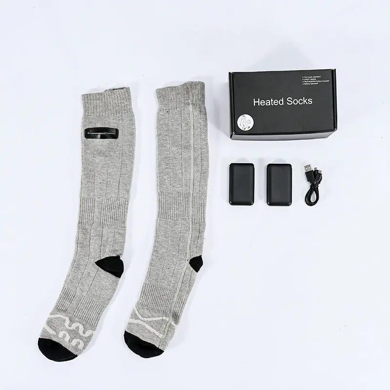 Unisex Foot Warmer Heated Ski Socks null
