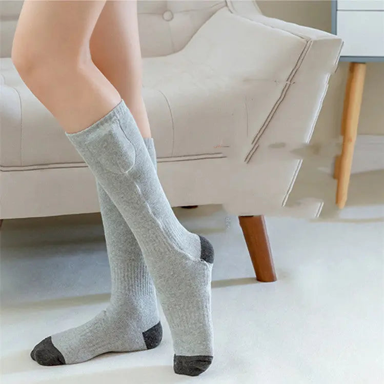 Unisex Foot Warmer Heated Ski Socks null